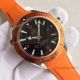 Swiss Copy Omega Seamaster Planet Ocean 600m Watch SS Black Dial Orange Rubber Band (2)_th.jpg